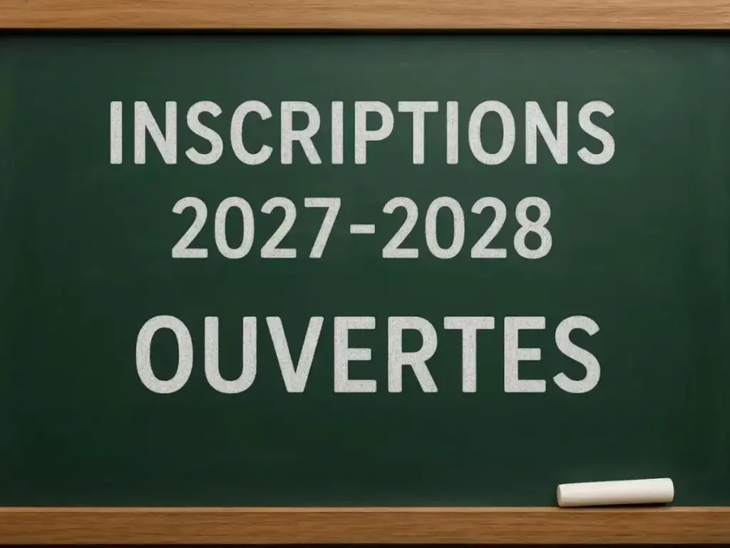 Inscriptions 2027/2028 Ecole et Collège